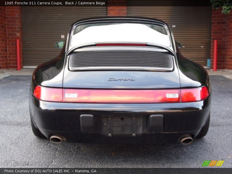 Black / Cashmere Beige 1995 Porsche 911 Carrera Coupe