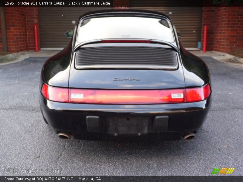 Black / Cashmere Beige 1995 Porsche 911 Carrera Coupe