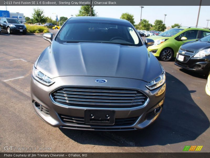 Sterling Gray Metallic / Charcoal Black 2013 Ford Fusion SE 1.6 EcoBoost