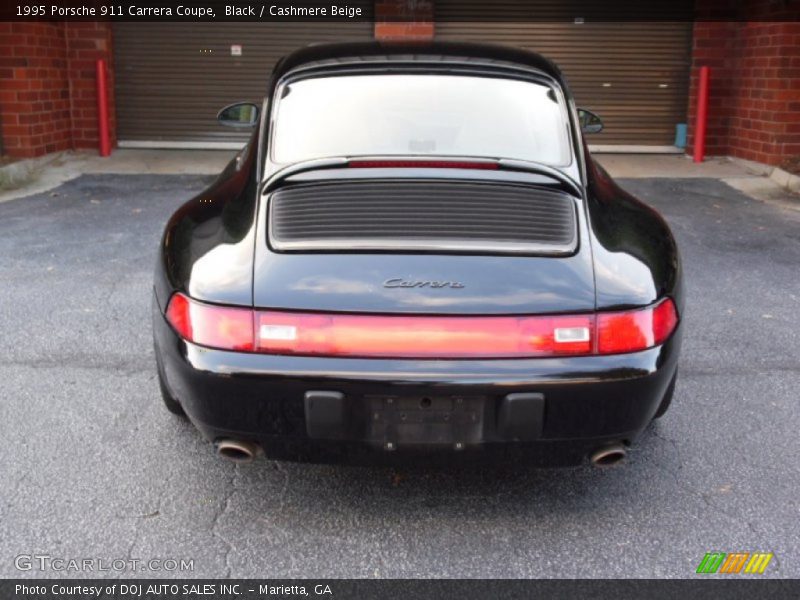 Black / Cashmere Beige 1995 Porsche 911 Carrera Coupe