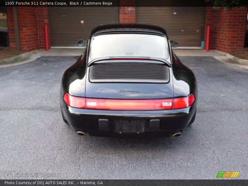 Black / Cashmere Beige 1995 Porsche 911 Carrera Coupe