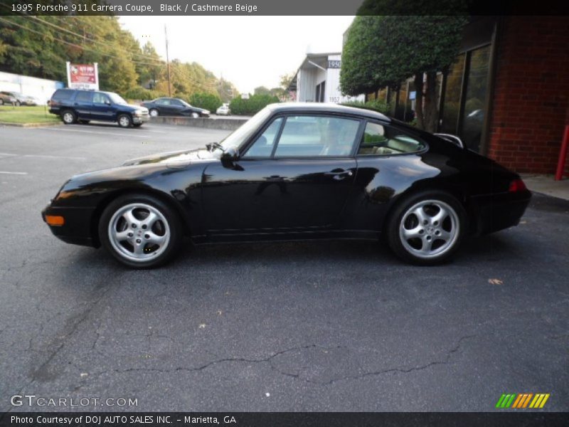 Black / Cashmere Beige 1995 Porsche 911 Carrera Coupe
