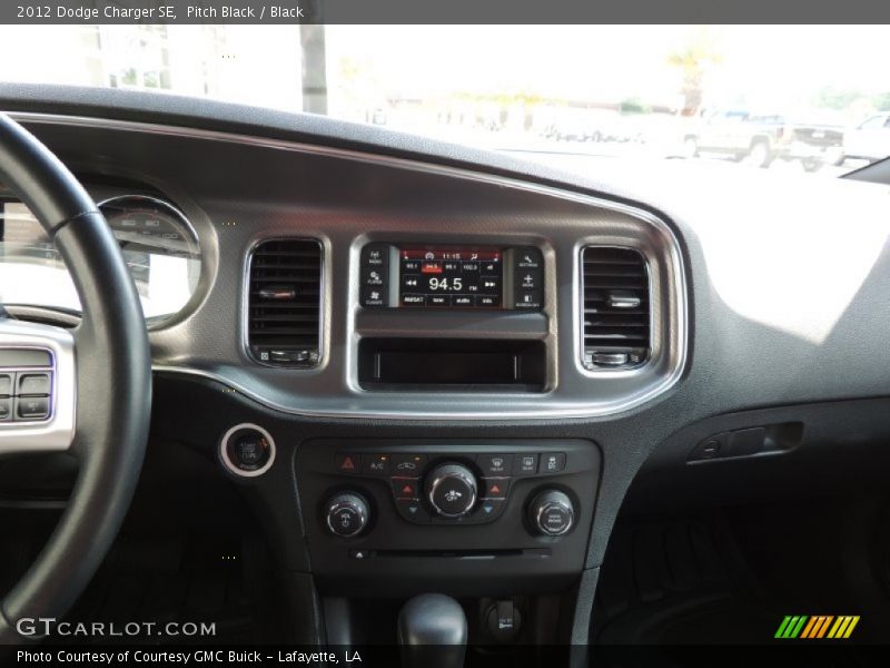 Pitch Black / Black 2012 Dodge Charger SE