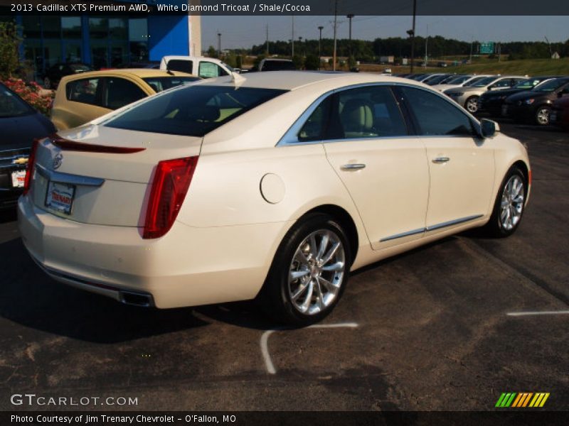 White Diamond Tricoat / Shale/Cocoa 2013 Cadillac XTS Premium AWD