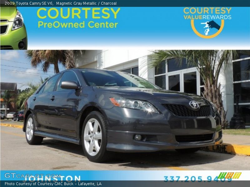 Magnetic Gray Metallic / Charcoal 2009 Toyota Camry SE V6