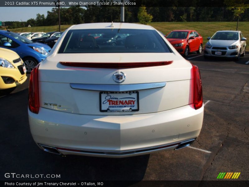White Diamond Tricoat / Shale/Cocoa 2013 Cadillac XTS Premium AWD
