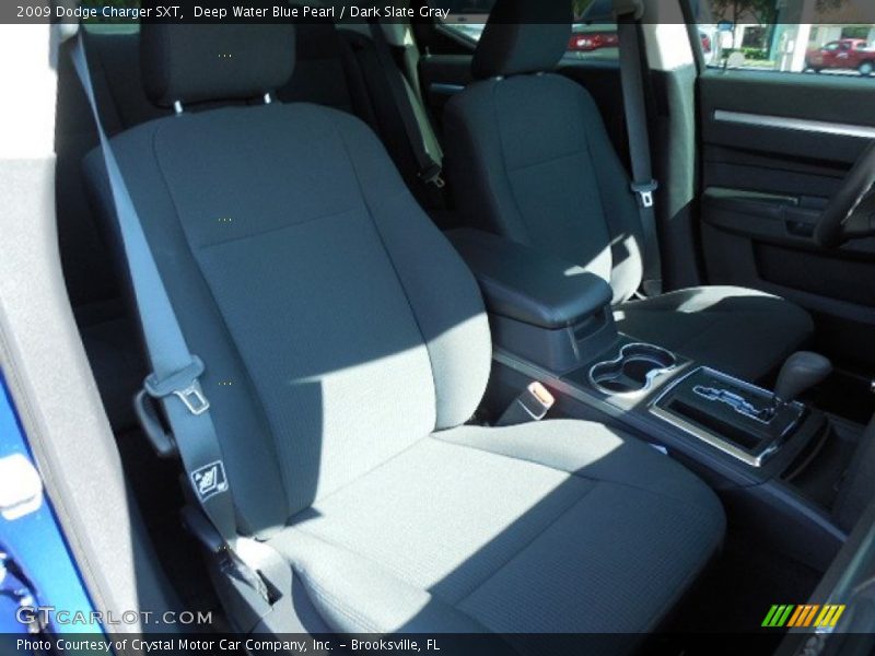 Deep Water Blue Pearl / Dark Slate Gray 2009 Dodge Charger SXT