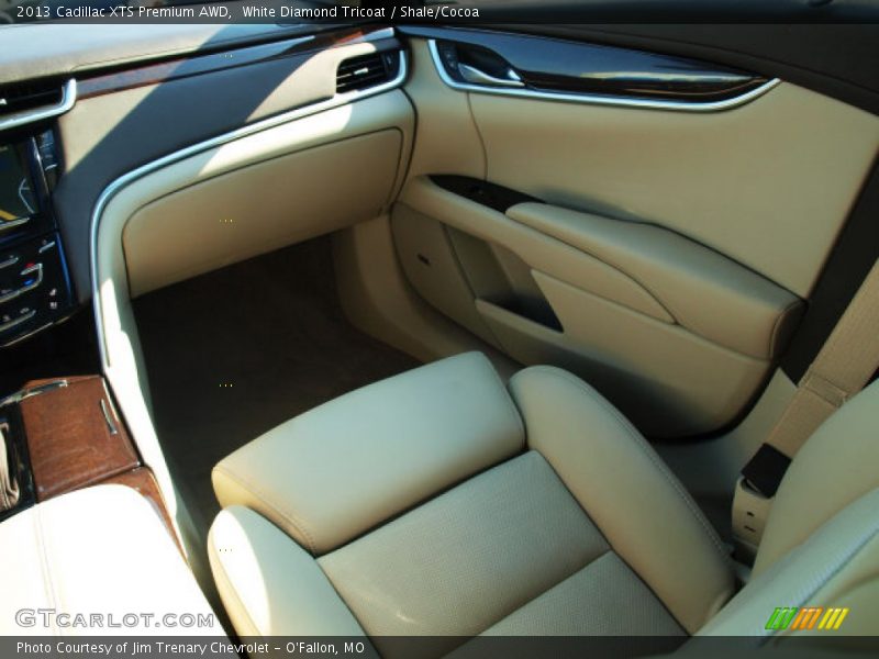 White Diamond Tricoat / Shale/Cocoa 2013 Cadillac XTS Premium AWD