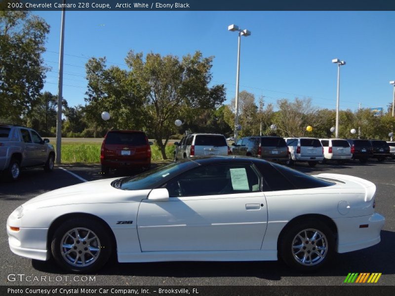 Arctic White / Ebony Black 2002 Chevrolet Camaro Z28 Coupe