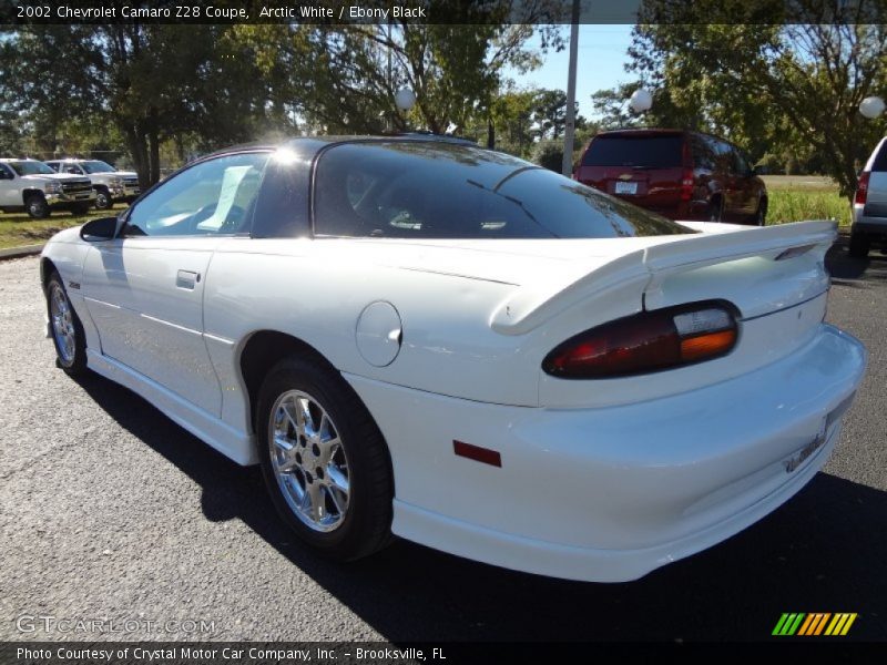 Arctic White / Ebony Black 2002 Chevrolet Camaro Z28 Coupe