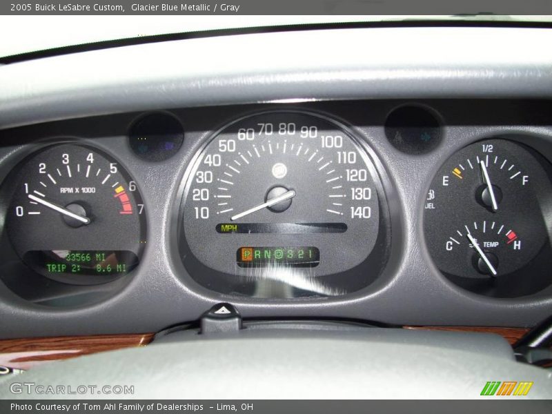 Glacier Blue Metallic / Gray 2005 Buick LeSabre Custom