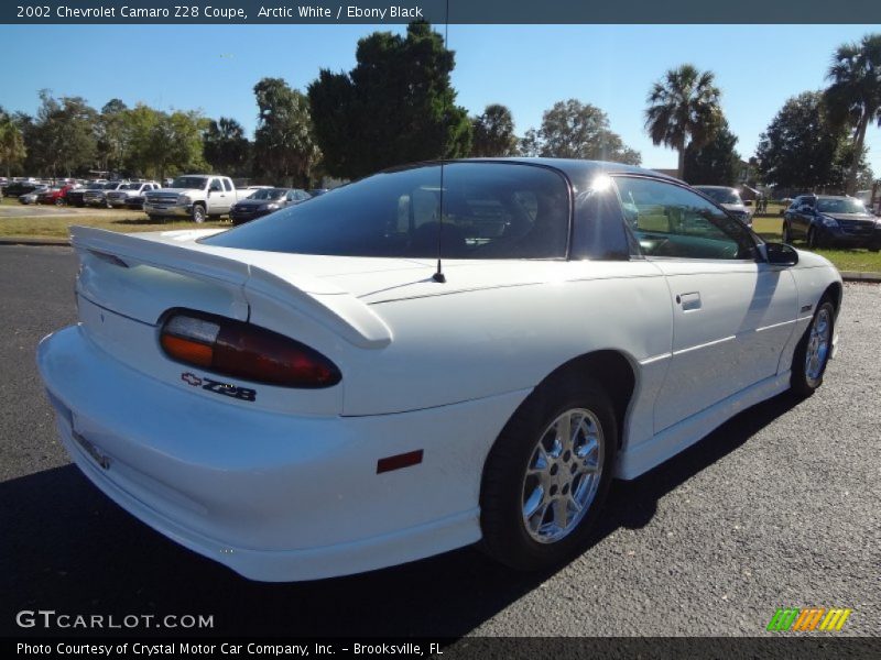 Arctic White / Ebony Black 2002 Chevrolet Camaro Z28 Coupe