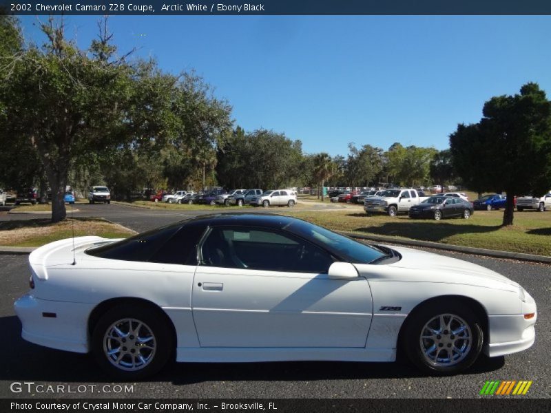 Arctic White / Ebony Black 2002 Chevrolet Camaro Z28 Coupe