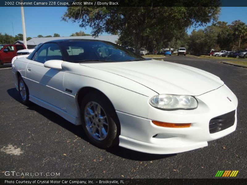 Arctic White / Ebony Black 2002 Chevrolet Camaro Z28 Coupe