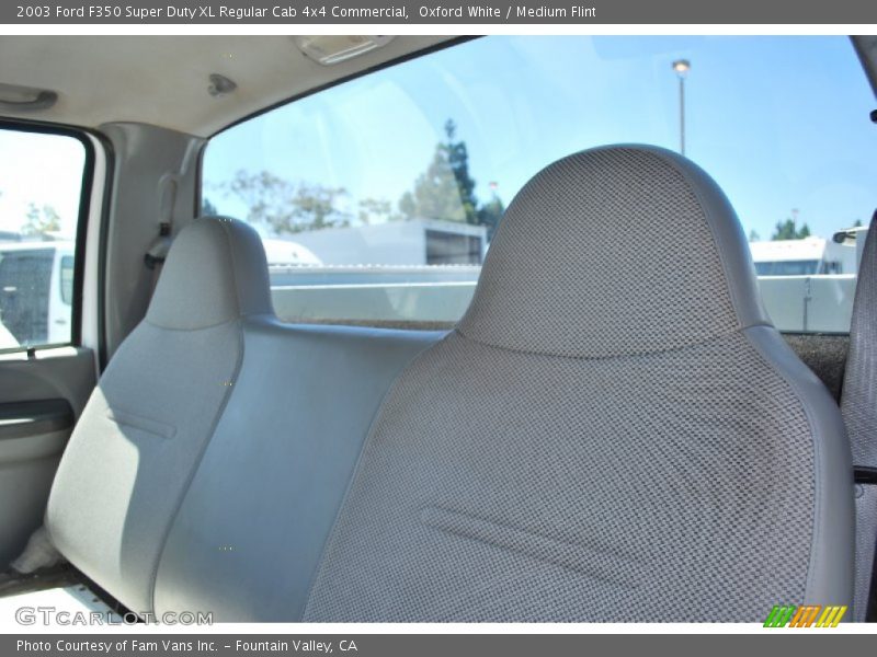 Oxford White / Medium Flint 2003 Ford F350 Super Duty XL Regular Cab 4x4 Commercial