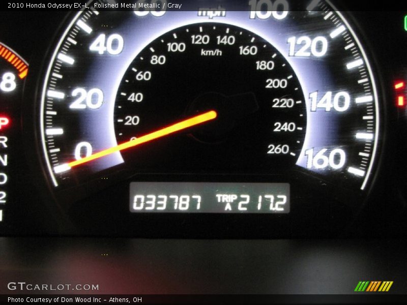Polished Metal Metallic / Gray 2010 Honda Odyssey EX-L