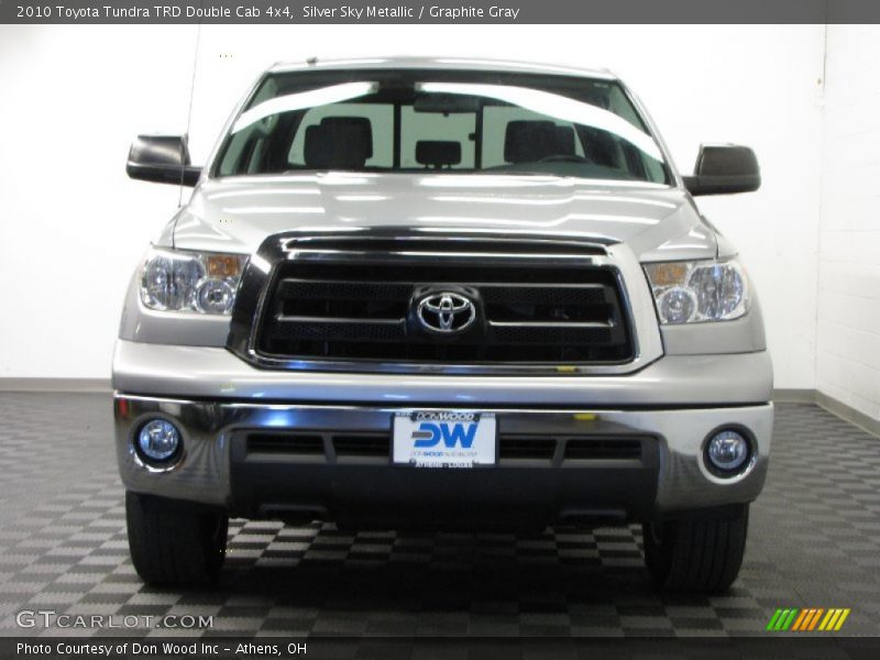 Silver Sky Metallic / Graphite Gray 2010 Toyota Tundra TRD Double Cab 4x4