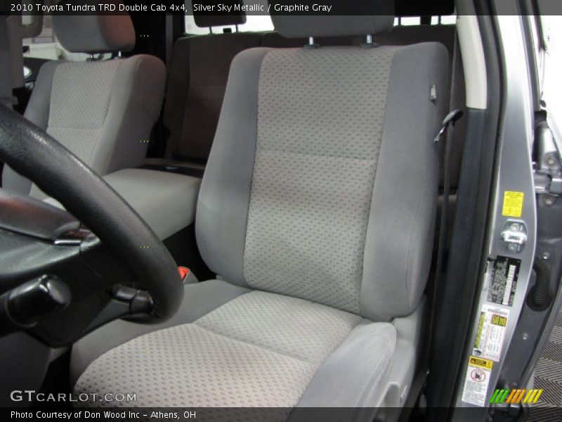 Silver Sky Metallic / Graphite Gray 2010 Toyota Tundra TRD Double Cab 4x4