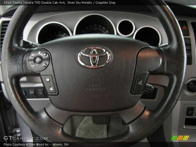 Silver Sky Metallic / Graphite Gray 2010 Toyota Tundra TRD Double Cab 4x4