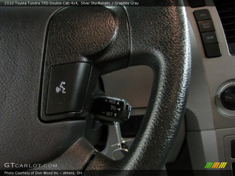 Silver Sky Metallic / Graphite Gray 2010 Toyota Tundra TRD Double Cab 4x4