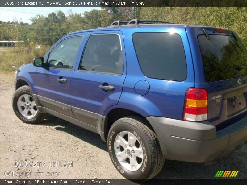 Sonic Blue Metallic / Medium/Dark Flint Grey 2005 Ford Escape XLT V6 4WD