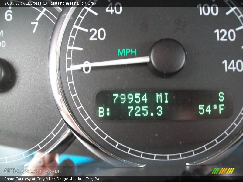 Slatestone Metallic / Gray 2006 Buick LaCrosse CX