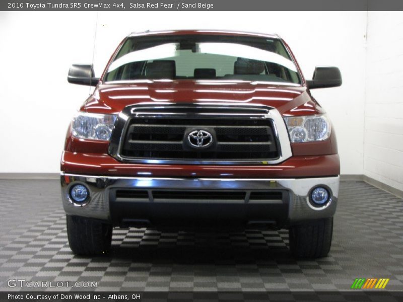 Salsa Red Pearl / Sand Beige 2010 Toyota Tundra SR5 CrewMax 4x4