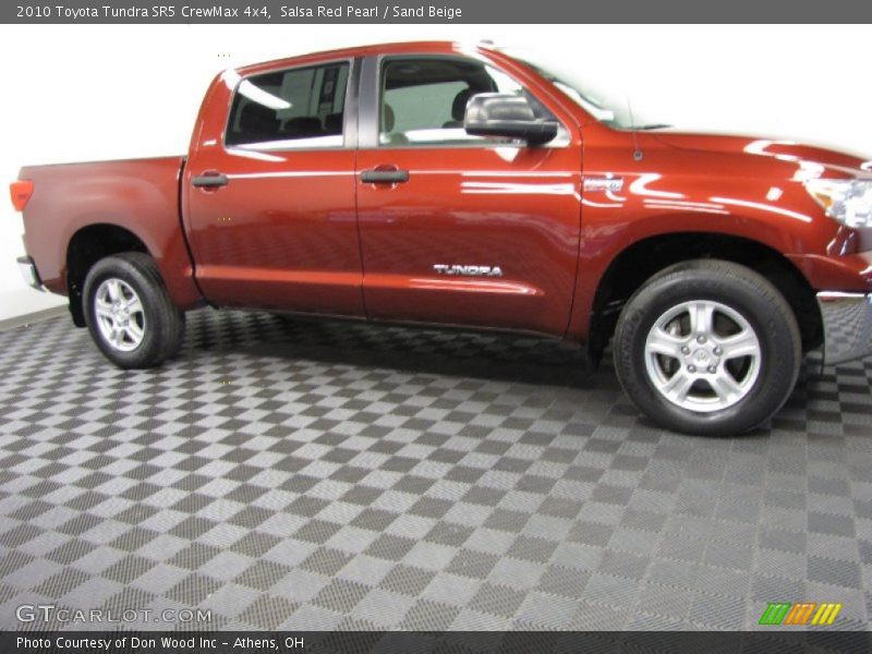 Salsa Red Pearl / Sand Beige 2010 Toyota Tundra SR5 CrewMax 4x4