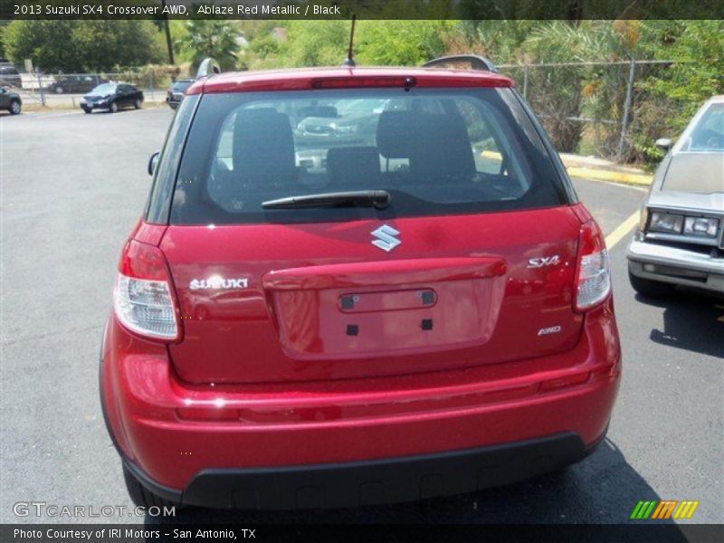 Ablaze Red Metallic / Black 2013 Suzuki SX4 Crossover AWD