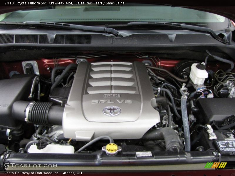 Salsa Red Pearl / Sand Beige 2010 Toyota Tundra SR5 CrewMax 4x4