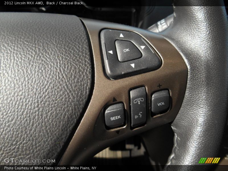 Controls of 2012 MKX AWD