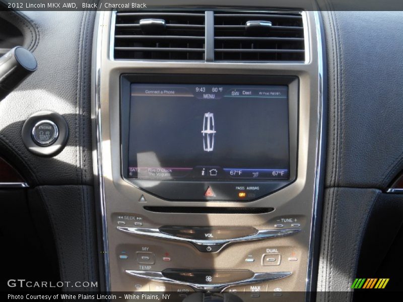 Black / Charcoal Black 2012 Lincoln MKX AWD