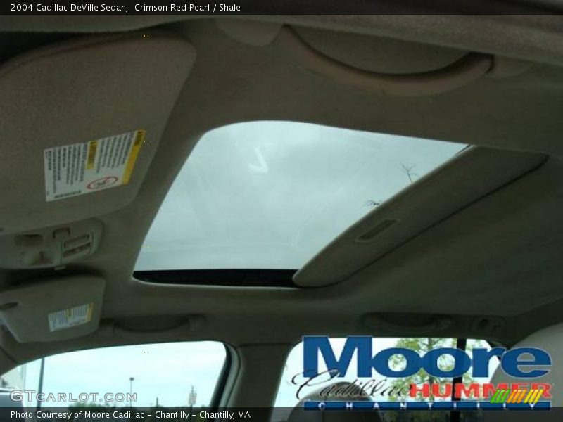 Crimson Red Pearl / Shale 2004 Cadillac DeVille Sedan