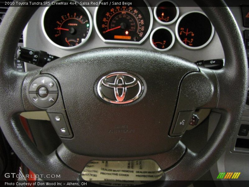 Salsa Red Pearl / Sand Beige 2010 Toyota Tundra SR5 CrewMax 4x4