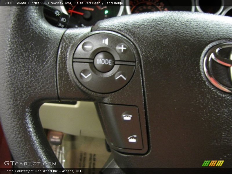 Salsa Red Pearl / Sand Beige 2010 Toyota Tundra SR5 CrewMax 4x4