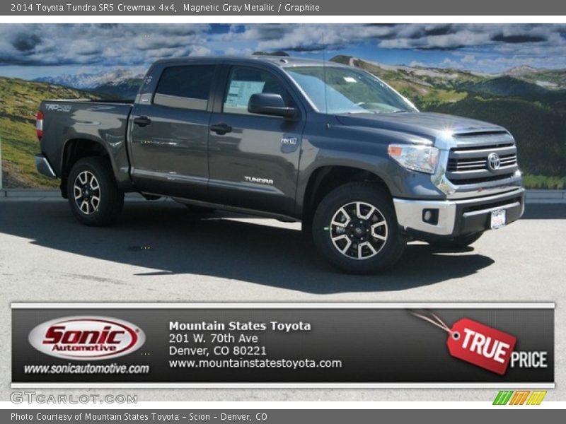 Magnetic Gray Metallic / Graphite 2014 Toyota Tundra SR5 Crewmax 4x4