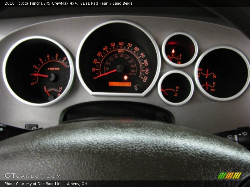 Salsa Red Pearl / Sand Beige 2010 Toyota Tundra SR5 CrewMax 4x4