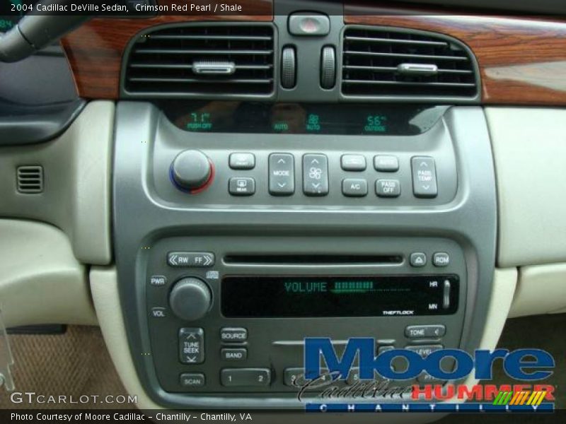 Crimson Red Pearl / Shale 2004 Cadillac DeVille Sedan