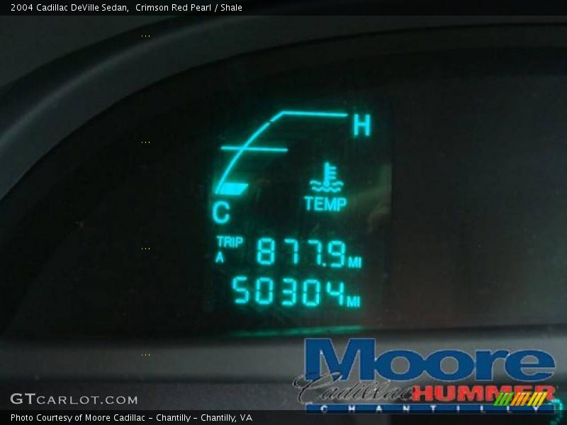 Crimson Red Pearl / Shale 2004 Cadillac DeVille Sedan