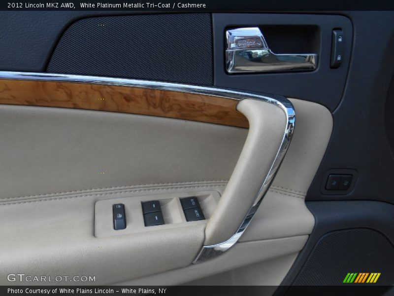 White Platinum Metallic Tri-Coat / Cashmere 2012 Lincoln MKZ AWD