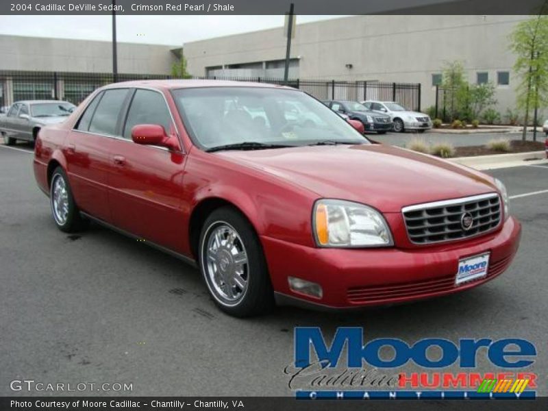 Crimson Red Pearl / Shale 2004 Cadillac DeVille Sedan