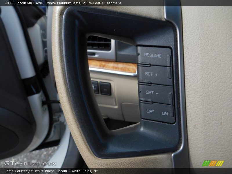White Platinum Metallic Tri-Coat / Cashmere 2012 Lincoln MKZ AWD