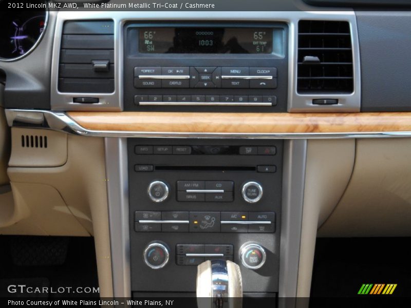 White Platinum Metallic Tri-Coat / Cashmere 2012 Lincoln MKZ AWD