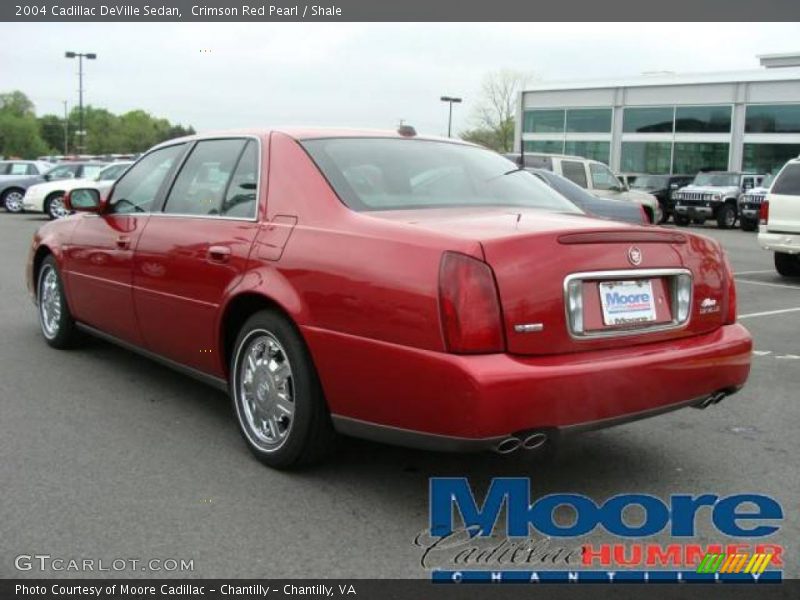 Crimson Red Pearl / Shale 2004 Cadillac DeVille Sedan