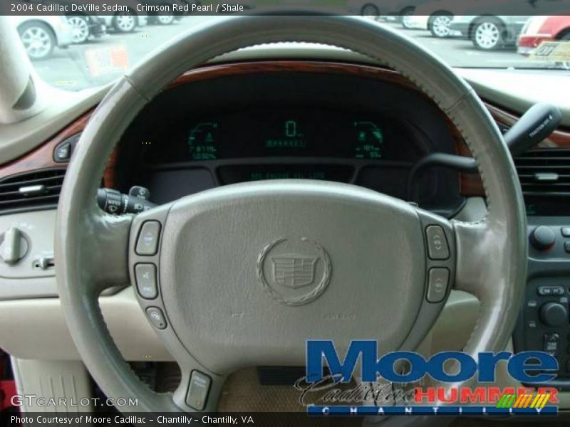 Crimson Red Pearl / Shale 2004 Cadillac DeVille Sedan