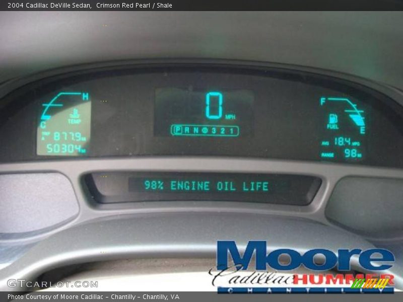 Crimson Red Pearl / Shale 2004 Cadillac DeVille Sedan