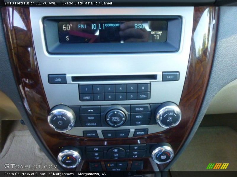 Tuxedo Black Metallic / Camel 2010 Ford Fusion SEL V6 AWD