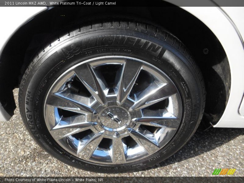 White Platinum Tri-Coat / Light Camel 2011 Lincoln MKZ AWD