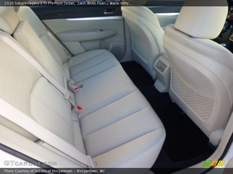 Satin White Pearl / Warm Ivory 2010 Subaru Legacy 2.5i Premium Sedan