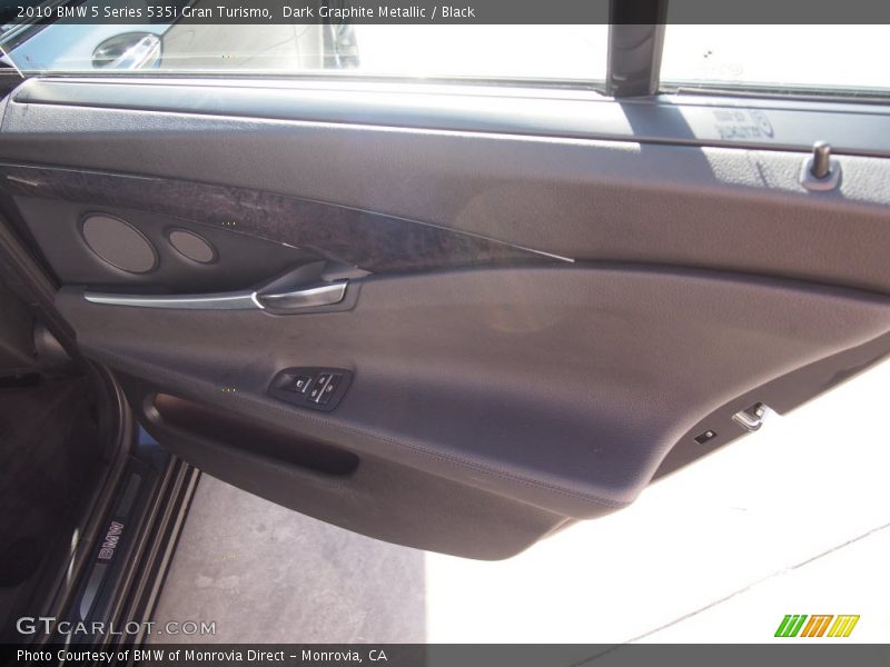 Dark Graphite Metallic / Black 2010 BMW 5 Series 535i Gran Turismo